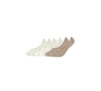 Füßlinge S.OLIVER "6er Pack", Herren, Gr. 39-42, beige (sand melange), 75% Baumwolle, 22% Polyester, 2% Elasthan, 1% Polyamid, meliert, Socken (38354037-39) sand melange