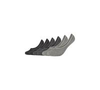 Füßlinge S.OLIVER "Füßlinge 6er Pack" Gr. 39/42, grau (light grey melange) Damen Socken (20456958-39) light grey melange