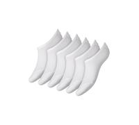 s.Oliver Unisex Füßlinge 6 Paar - Footies, Socken, unifarben Weiß 35-38