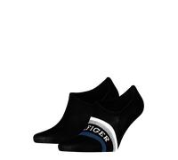 Füßlinge mit elastischem Rippenbündchen im 2er-Pack 43-46 men Black