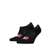Tommy Hilfiger Füßlinge TJ Flag Unisex Schwarz 2er Pack Gr. 43/46