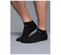 Füßlinge TRIGEMA "TRIGEMA Sneaker-Socken im Doppelpack", Herren, Gr. 47-48, schwarz, Baumwollmischung, Socken (289350-48) schwarz