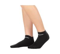 Füßlinge TRIGEMA "TRIGEMA Sneaker-Socken im Doppelpack", Mädchen, Gr. 43-46, schwarz, Baumwollmischung, Socken (880189-46) schwarz
