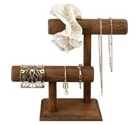 Fuhjythy Uhrenhalterständer, Uhrenständer Aus, Schmuck-Organizer für Armbänder und Halsketten, Uhrenhalter-Organizer, C