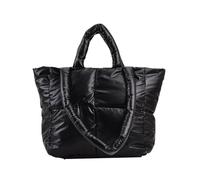 FUIERI Puffer Tote Bag Damen Glänzend Gesteppte Puffy Tote Bag Daunen Gepolsterte Schultertasche Süße Handtasche Ästhetische Handtasche,6