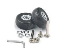 fujiyuan 1 Paar 49 mm x 18 mm Travel Gepäck Trolley Fall Rad Teile beständig Ersatz Koffer Achsen Schlüssel Reparaturen