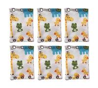 Fukamou Bodyverlängerung, 6 Stück Body Verlängerung Druckknopf Baby, Verlängerungen Für Babybodys, Strampler Weste, 2 Lagen Stoff