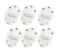 Fukamou Bodyverlängerung, 6 Stück Body Verlängerung Druckknopf Baby, Verlängerungen Für Babybodys, Strampler Weste, 2 Lagen Stoff