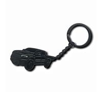 FULAIKJ Auto-Schlüsselanhänger für Dodge RAM 2023 1500 TRX Zubehör Metall Emaille Schlüsselring 3D-Modell Pickup Truck, Schwarz, Medium