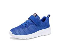 Fulidngzg Turnschuhe Jungen Mädchen Leichte Sneaker Breite Füße Hallenschuhe Sport mit Klettverschluss Sportschuhe Outdoor Kinderschuhe rutschfeste Walkingschuhe Atmungsaktiv Fitnessschuhe