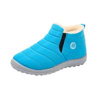 Fulidngzg Winterschuhe Jungen: Wasserdicht Unisex Kinder Schneestiefel Gefüttert Elefanten Kinderschuhe Übergangsschuhe Weite W Thermo Winterstiefel Schuhe Lammfell Winter Stiefel