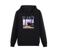 FULINYAN Sweatshirt Hoodie Rush A Farewell To King Hooded with Drawstring Pockets, Schwarz , L