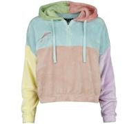 Full Volume by EMP Damen bunter kurzer Hoodie mit Reißverschluss XL