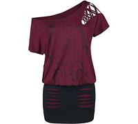 Full Volume by EMP Hold Loosely Kurzes Kleid rot in XXL