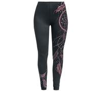 Full Volume by EMP Leggings mit Traumfänger Print Leggings schwarz in XXL