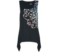 Full Volume by EMP Top mit Mandala Stacheldraht print Top schwarz in S