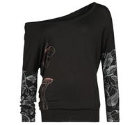 Full Volume by EMP Longsleeve with Mushrooms Langarmshirt schwarz in M