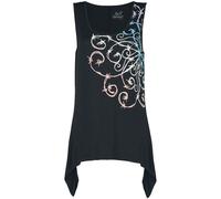 Full Volume by EMP Top mit Mandala Stacheldraht print Top schwarz in 3XL