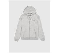 Full Zip Herren Kapuzensweater, grau, Gr. XL