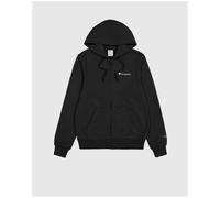 Champion Herren Kapuzenpullover Mann Full Zip Hoodie Sweatshirt Schwarz Xxl