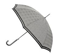 Fulton Damen Regenschirm Riva Auto 2 Foto Rose Weiß, Price of Wales, Streifendruck, Einheitsgröße, Stockschirm