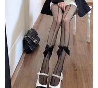 FULUJIDI Strümpfe Strümpfe Netzstrümpfe Sexy Wear Hohle Schwarze Seide Strumpfhose Strümpfe Strumpfhosen Strumpfhosen Einheitsgröße 2