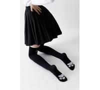 FULUJIDI Strümpfe Verlängerte Kniestrümpfe Halterlose Strümpfe Strampler Damenstrümpfe Einheitsgröße Halterlose Strümpfe-Schwarz