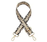 FULUJIDI Taschenriemen Leoparden Tasche Träger Damen Handtasche Gürtel Schulter Umhängetasche Bag Ersatz Verstellbare Riemen Tasche Teil Zubehör Gürtel Für Taschen Goldmetal 3