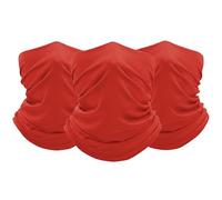 FUN FAN LINE - Packung x3 Halstuch Multifunktionstuch in einer Farbe Ihrer Wahl. Schützende Gesichtsmaske, Halshöschen oder Kopftuch.