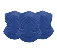 FUN FAN LINE - Packung x3 Halstuch Multifunktionstuch in einer Farbe Ihrer Wahl. Schützende Gesichtsmaske, Halshöschen oder Kopftuch.