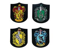 Funidelia | Harry Potter vier Häuser Aufnäher Set 4 Stück für Herren und Damen Das beste Merchandising, um echte Fans zu Weihnachten, Geburtstagen oder anderen Anlässen zu beschenken - Braun