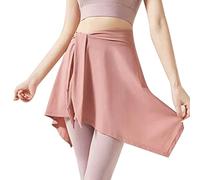 Funien Modischer, Weicher, Einteiliger, Saugfähiger Yoga-Binderock aus Polyesterfaser mit Personalisiertem Wickel- und Knotendesign (Rosa)