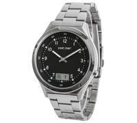 Funk-Armbanduhr, mit Datums- und Sekundenanzeige