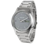 Zeit-Bar Funk-Armbanduhr mit Datums- und Wochentagsanzeige, Leuchtzeiger