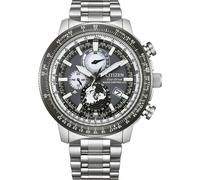 CITIZEN Herrenuhr Eco-Drive Solar Funk Chronograph mit Edelstahl Gliederband BY3006-53H