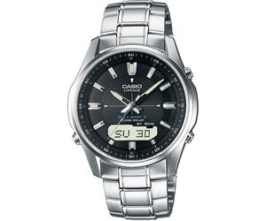 Funkchronograph CASIO FUNK "LCW-M100DSE-1AER", silber (silberfarben), Armbanduhren, Herren, Solaruhr, Armbanduhr, Herrenuhr, Funkuhr, Edelstahlarmband, Weltzeit (54097017-0) silberfarben