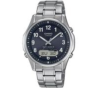 Funkchronograph CASIO FUNK "LCW-M100TSE-1A2ER", silber (titansilberfarben), Armbanduhren, Herren, Solaruhr, Armbanduhr, Herrenuhr, Funkuhr, Titanarmband, Weltzeit (45715003-0) titansilberfarben