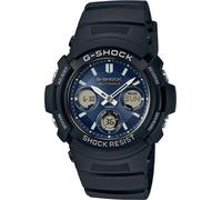 Funkchronograph CASIO G-SHOCK, schwarz (dunkelblau, schwarz), Armbanduhren, Herren, Funkchronograph, Solaruhr, Armbanduhr,Herrenuhr,digital bis 20 bar wasserd.Resinarmband (59201837-0)