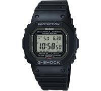 Funkchronograph CASIO G-SHOCK, schwarz (schwarz, grau), Armbanduhren, Kinder, Solaruhr,Armbanduhr,Herrenuhr,digital,,bis 20 bar wasserd.Resinarmband (50085846-0) schwarz, grau