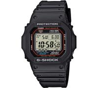 Funkchronograph CASIO G-SHOCK, schwarz (schwarz, rot), Armbanduhren, Damen, Solaruhr, Armbanduhr, Herrenuhr,digital,bis 20bar wasserd.Resinarmband (21462617-0) schwarz, rot