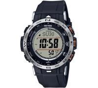 Funkchronograph CASIO PRO TREK, schwarz, Armbanduhren, Herren, Armbanduhr, Herrenuhr, Funk, Solar, Stoppfunktion, Weltzeit (94588533-0) schwarz