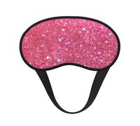 Funkelnde Glitzer-Schlafmaske für Seitenschläfer, lichtblockierende Nachtmasken zum Schlafen, Augenmaske für Damen und Herren, Augenabdeckung, weicher, bequemer Augenschatten für Reisen, Nickerchen