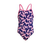 Funkita Badeanzug Einteiler für Mädchen | Kinder Sweet Stripes chlorbeständig, schnelltrocknend und UV Schutz 50+, Kinder Größen:176