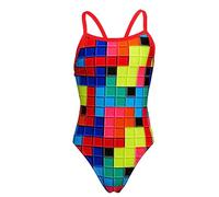 Funkita Badeanzug Mädchen Kinder Blocked chlorbestädig, schnelltrocknend UV Schutz 50+ und Blickdicht, Kinder Größen:140