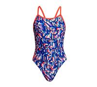 Funkita Badeanzug Mädchen Pane in The Glass chlorbestädig, Kinder Größen:140