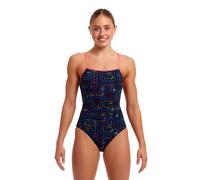 Funkita Chomp Chomp Badeanzug für Damen chlorbeständig und schnelltrocknend, Größe:34