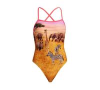 Funkita Circle of Life Badeanzug für Damen chlorresistent schnelltrocknend, Größe:34