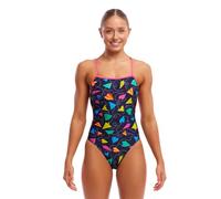 Funkita Fly Bye Badeanzug für Damen chlorbeständig und Blickdicht, Größe:42