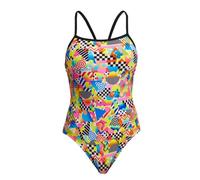 Funkita Junk Yard Badeanzug für Damen chlorbeständig und Blickdicht, Größe:40