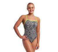 Funkita Strapped In Swimsuit Schwarz AUS 14 Damen